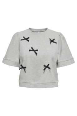 Clearance Onljenny S/S O-Neck Bow Box Ub Swt T-Shirts & Toppe