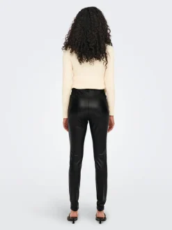Clearance Onljessie Fauxleather Zip Pant Cc Bukser, Jeans & Leggings