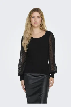 Hot Onljulie Life Ls Mix O-Neck Cc Knt Bluser & Skjorter|Strik