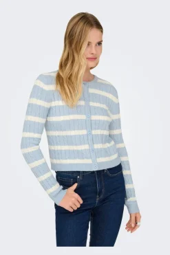 Only Cardigans|Ammevenligt Tøj<Onlkatia Ls Cable Button Cardigan Cc Knt