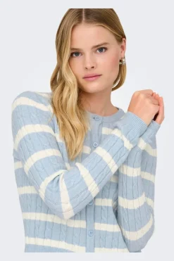 Only Cardigans|Ammevenligt Tøj<Onlkatia Ls Cable Button Cardigan Cc Knt