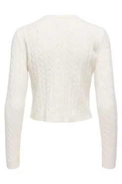 Hot Onlkatia Ls Cable Button Cardigan Cc Knt Cardigans|Ammevenligt Tøj