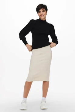 Only Bluser & Skjorter|Strik<Onlkatia L/S Highneck Pullover Knt
