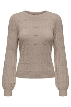 Best Onlkatia Ls Structure O-Neck Pull Cc Knt Strik|Bluser & Skjorter