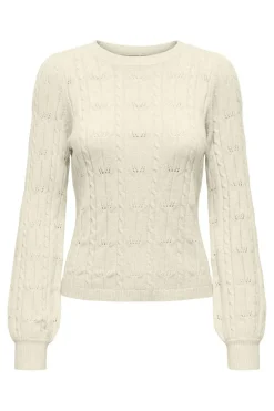 Outlet Onlkatia Ls Structure O-Neck Pull Cc Knt Strik|Bluser & Skjorter