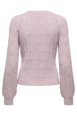 Only Strik|Bluser & Skjorter<Onlkatia Ls Structure O-Neck Pull Cc Knt