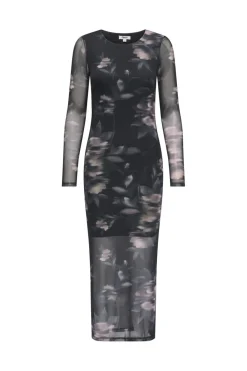 Only Kjoler<Onlkaya Life Ls Midi Mesh Dress