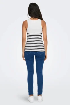 Hot Onlkenya Rib Stripe Tank Top T-Shirts & Toppe
