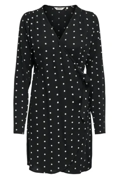 Only Kjoler<Onlkeshav L/S V-Neck Wrap Dress