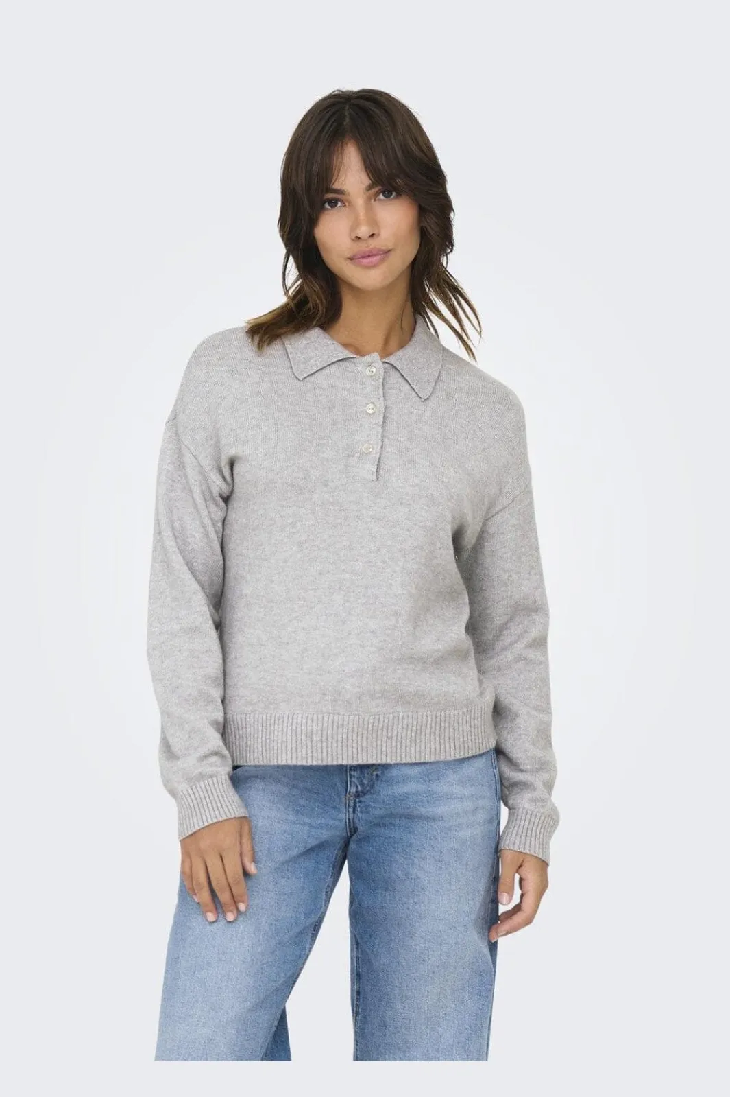 Hot Onllana Polo Ls Pullover Knt Bluser & Skjorter