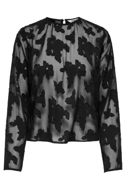 Only Bluser & Skjorter<Onlleidy Life Ls Burn Out Top