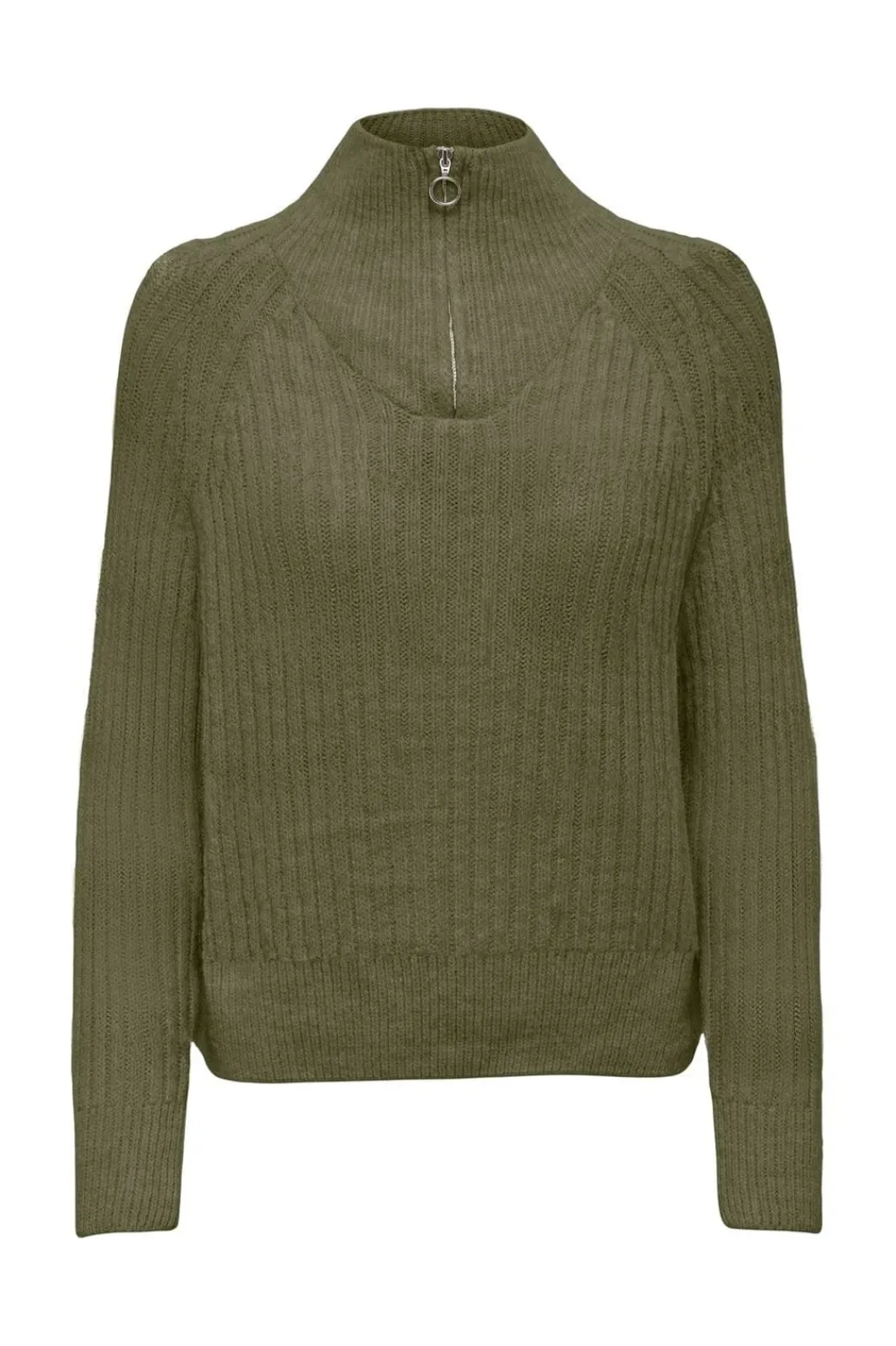 Only Strik|Bluser & Skjorter<Onlleise Freya Ls Zip High Neck Knt