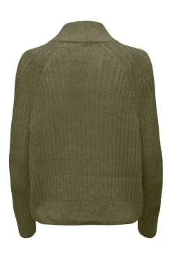 Only Strik|Bluser & Skjorter<Onlleise Freya Ls Zip High Neck Knt