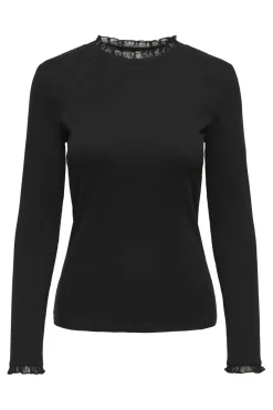 Only T-Shirts & Toppe<Onlleslie L/S Lace Mix Top