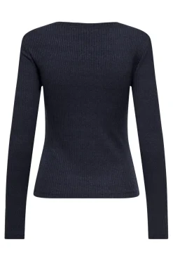 Only T-Shirts & Toppe<Onllinea L/S O-Neck Button Top Cc