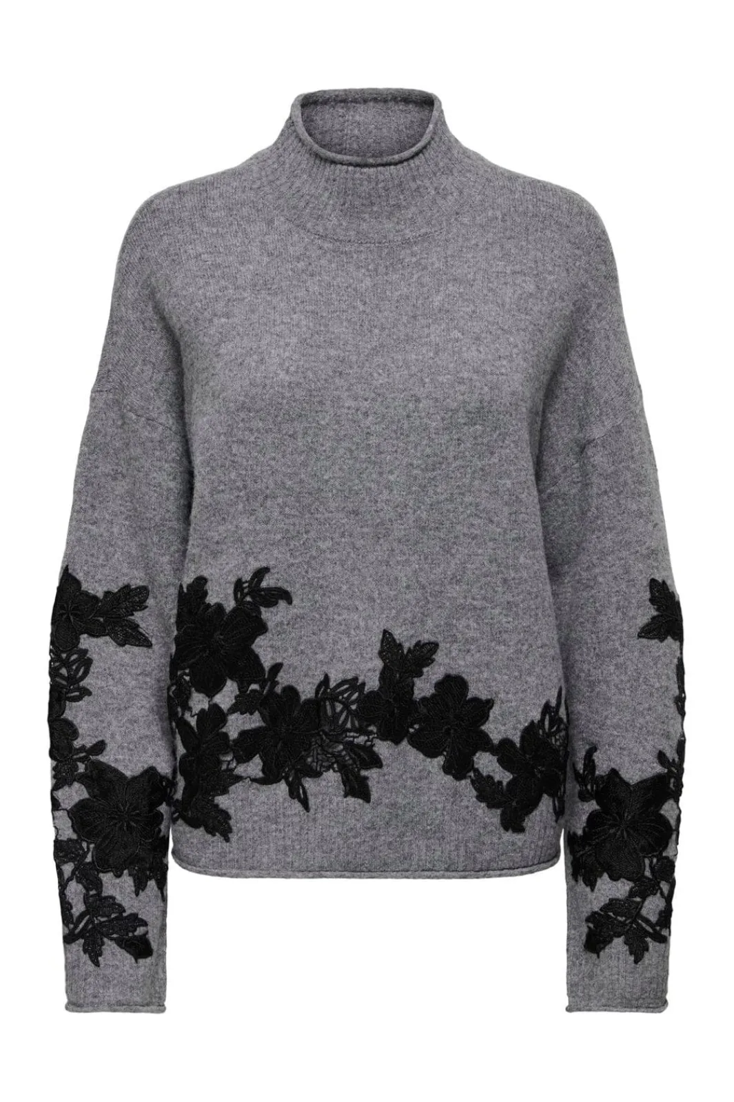 Only Strik|Bluser & Skjorter<Onllisa Ls Highneck Detail Knt