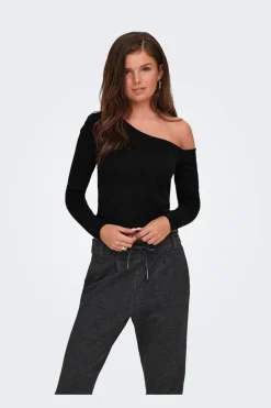 Only Bluser & Skjorter<Onllive Love Life L/S Oneshoulder Topjrs