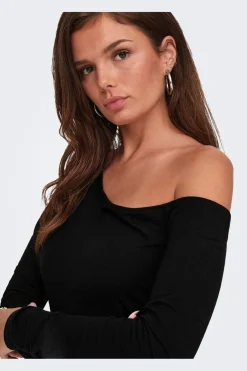 Only Bluser & Skjorter<Onllive Love Life L/S Oneshoulder Topjrs