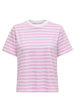 Discount Onllivina S/S Stripe Tee T-Shirts & Toppe