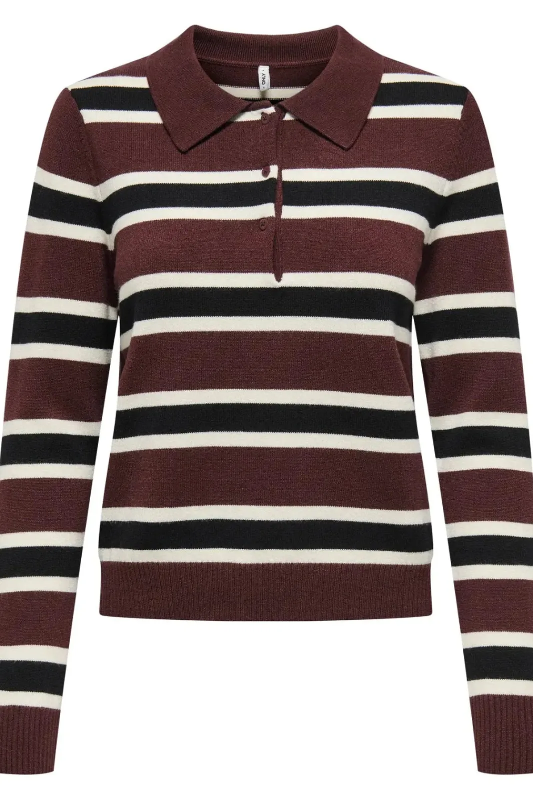Sale Onllondon Ls Stripe Polo Cc Knt Strik|Bluser & Skjorter