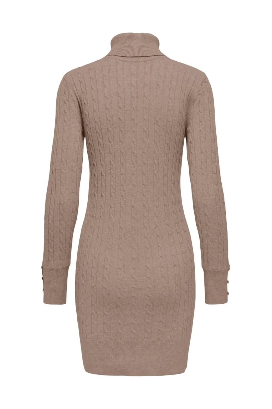 Only Kjoler<Onllouis Ls Rollneck Cable Dress At Knt