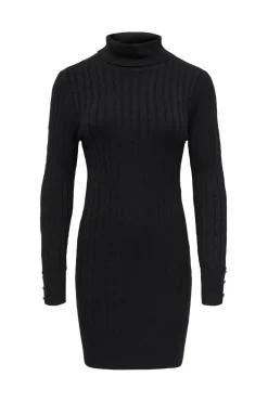 Onllouis Ls Rollneck Cable Dress At Knt Kjoler