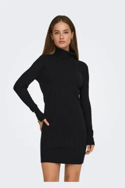 Onllouis Ls Rollneck Cable Dress At Knt Kjoler
