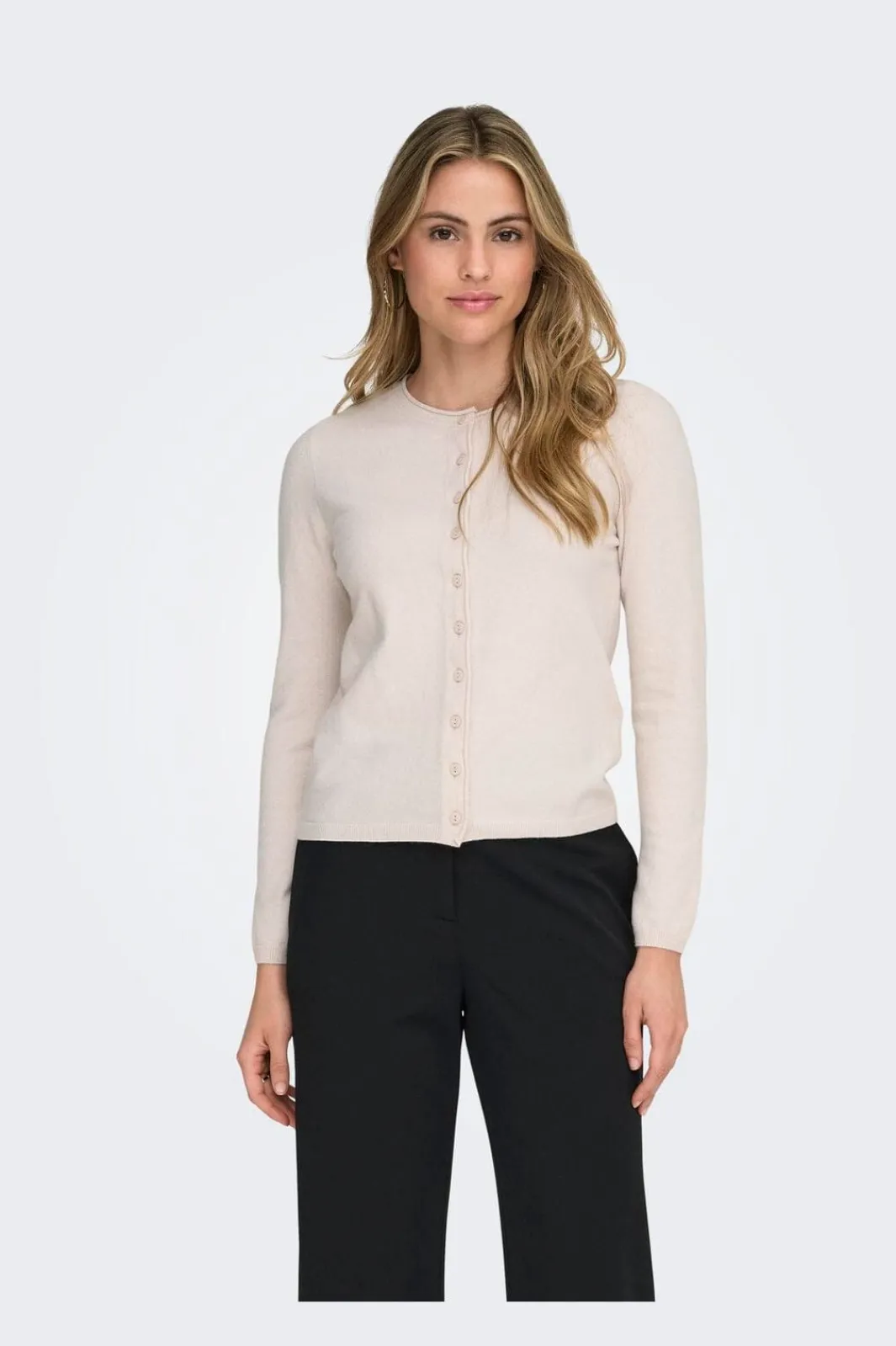 Outlet Onlloyal Ls O-Neck Button Cardi Knt Cardigans|Ammevenligt Tøj