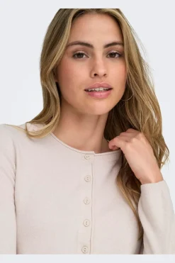 Outlet Onlloyal Ls O-Neck Button Cardi Knt Cardigans|Ammevenligt Tøj