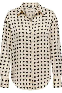 Only Bluser & Skjorter|Ammevenligt Tøj<Onllydia L/S Satin Shirt