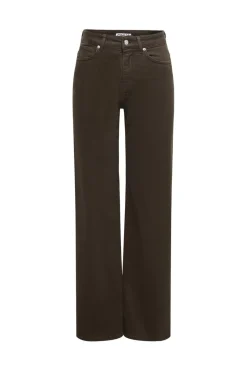 Onlmadison Blush Wide Brown Cro11 Bukser, Jeans & Leggings