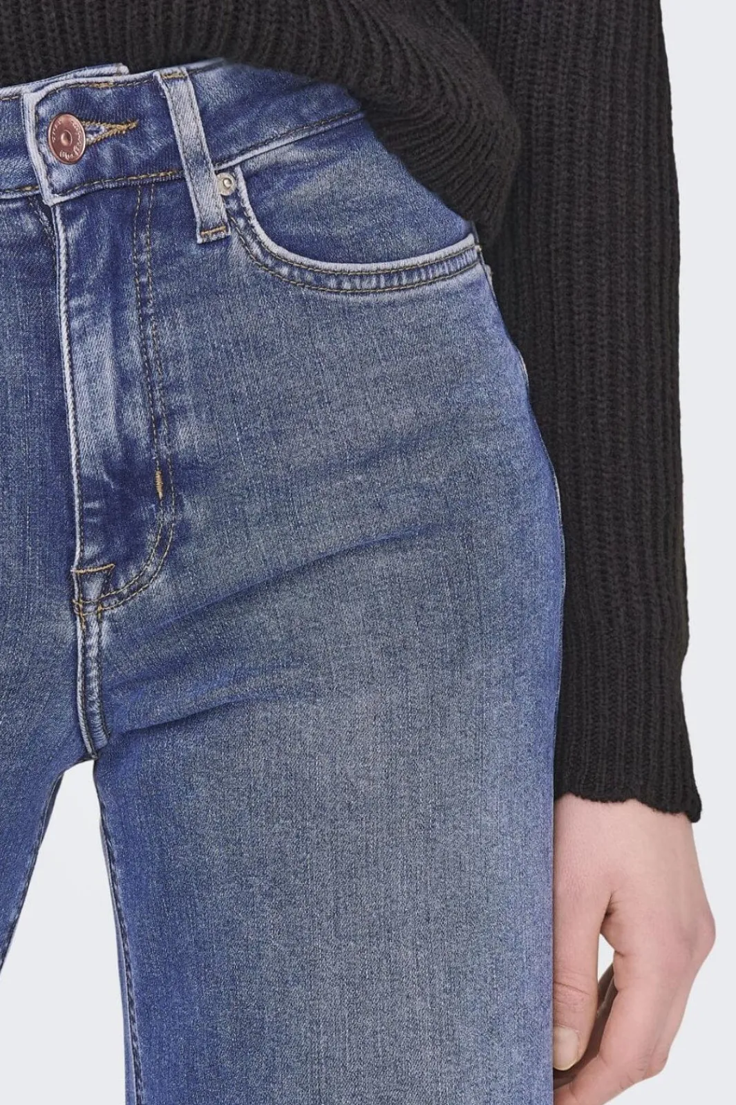 Hot Onlmadison Blush Wide Cro372 Bukser, Jeans & Leggings