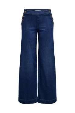 Onlmadison Button Wide Gen533Noos Bukser, Jeans & Leggings