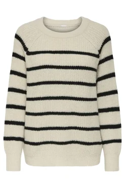 Only Strik|Bluser & Skjorter<Onlmally Life Ls Loose O-Neck Knt