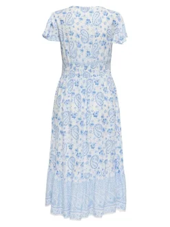Only Kjoler<Onlmarianne Life S/S Midi Dress