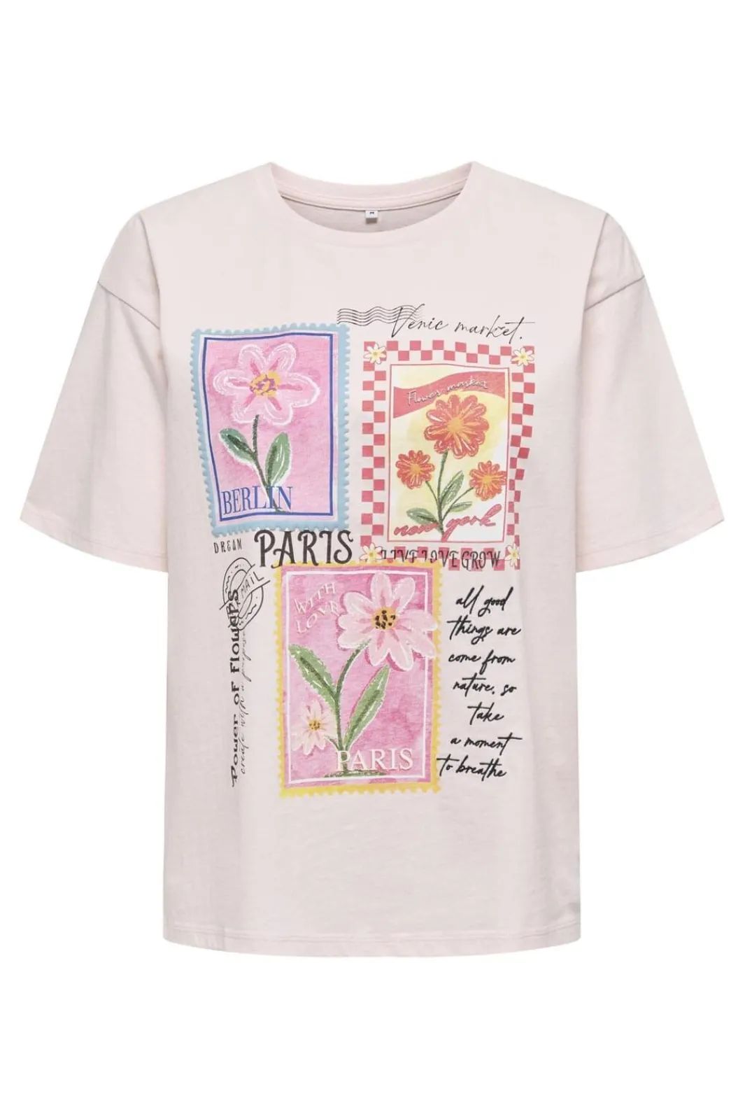 Best Onlmaya Flower S/S Tee Box T-Shirts & Toppe