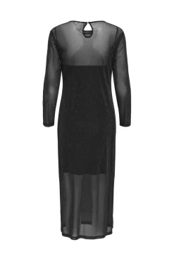 Only Kjoler<Onlmella L/S Long Glit Dress