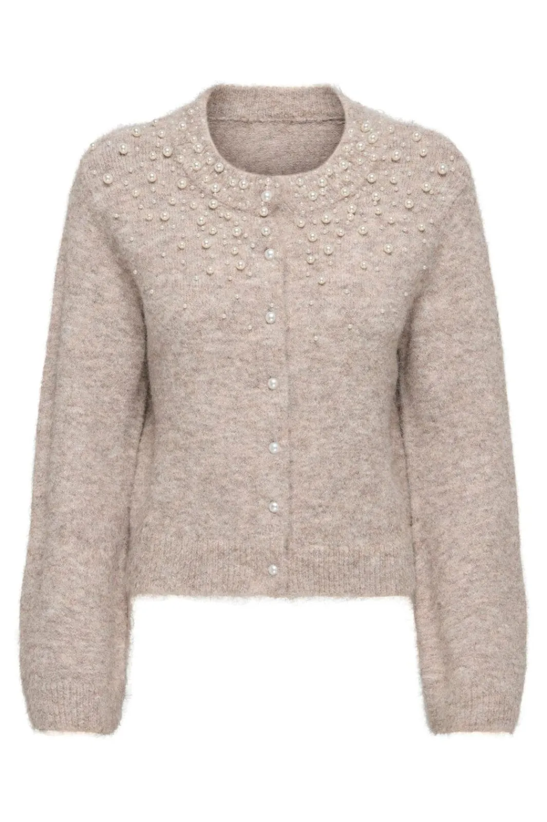 Only Cardigans|Ammevenligt Tøj<Onlmiggie Ls O-Neck Pearl Cardi Knt