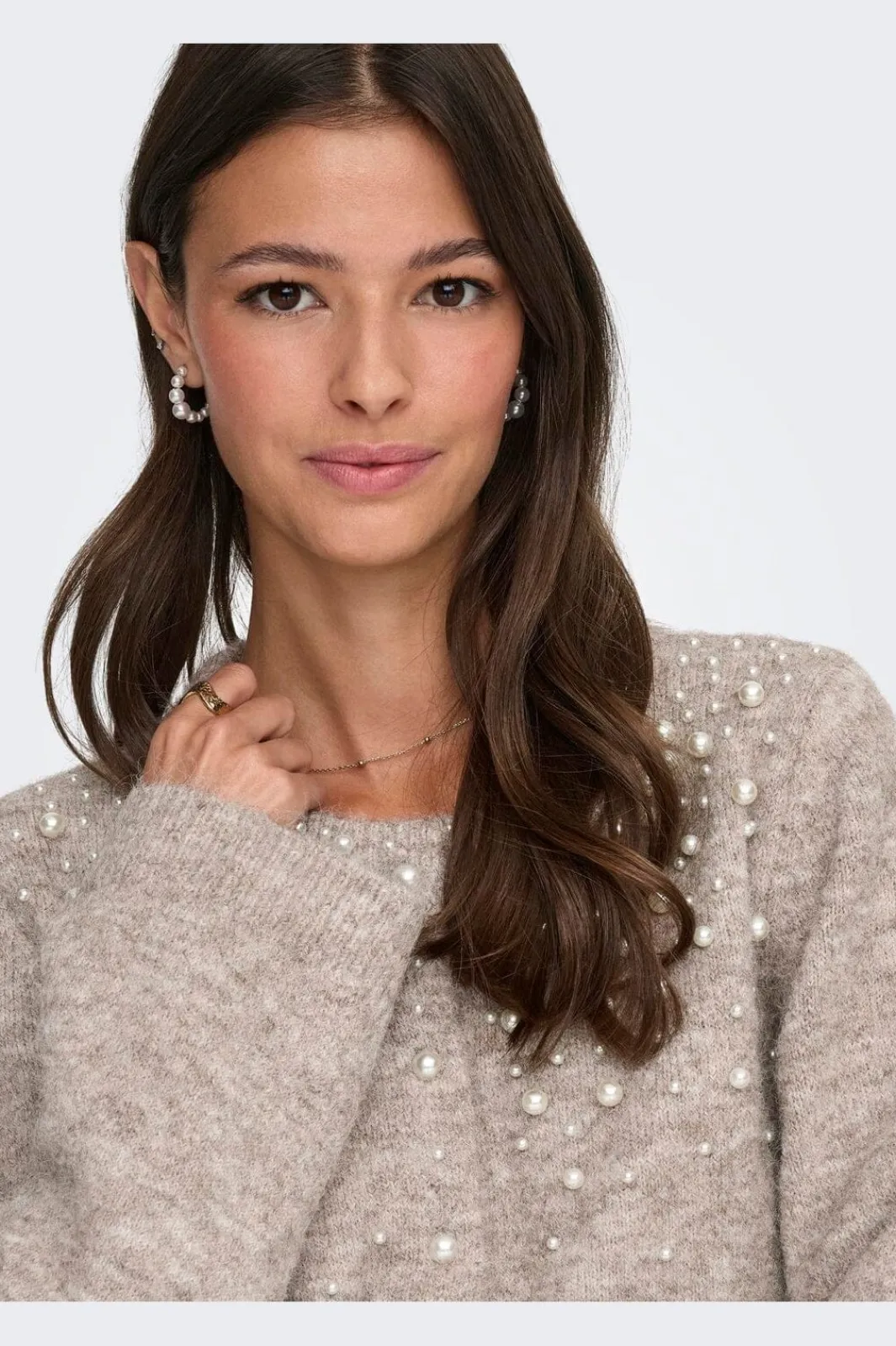 Only Cardigans|Ammevenligt Tøj<Onlmiggie Ls O-Neck Pearl Cardi Knt