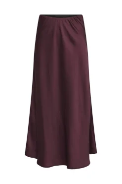 Only Nederdele<Onlmika Vis Satin Long Skirt