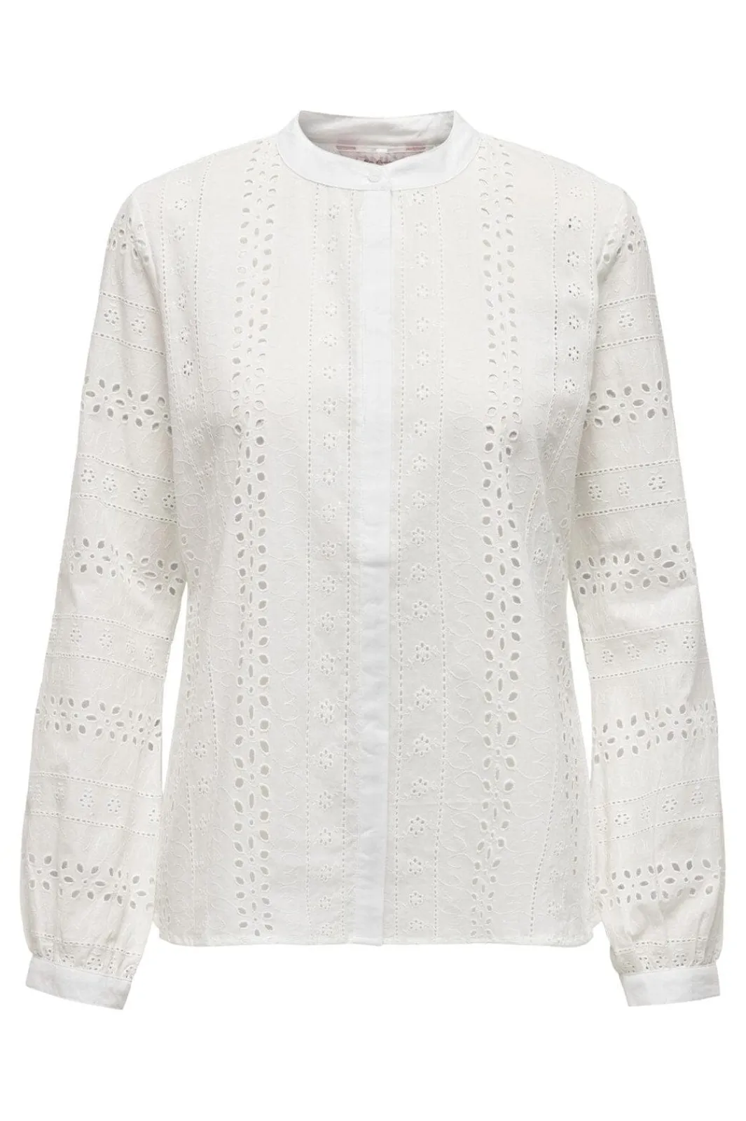 Only Bluser & Skjorter|Ammevenligt Tøj<Onlmiriam Ls Emb Anglaise Blouse