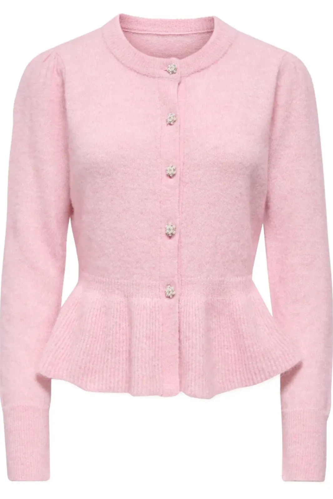 Only Cardigans|Ammevenligt Tøj<Onlmonique Life Ls Peplum Cardi Knt