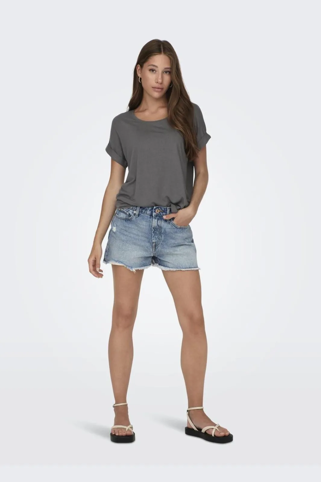 Only T-Shirts & Toppe<Onlmoster S/S O-Neck Top
