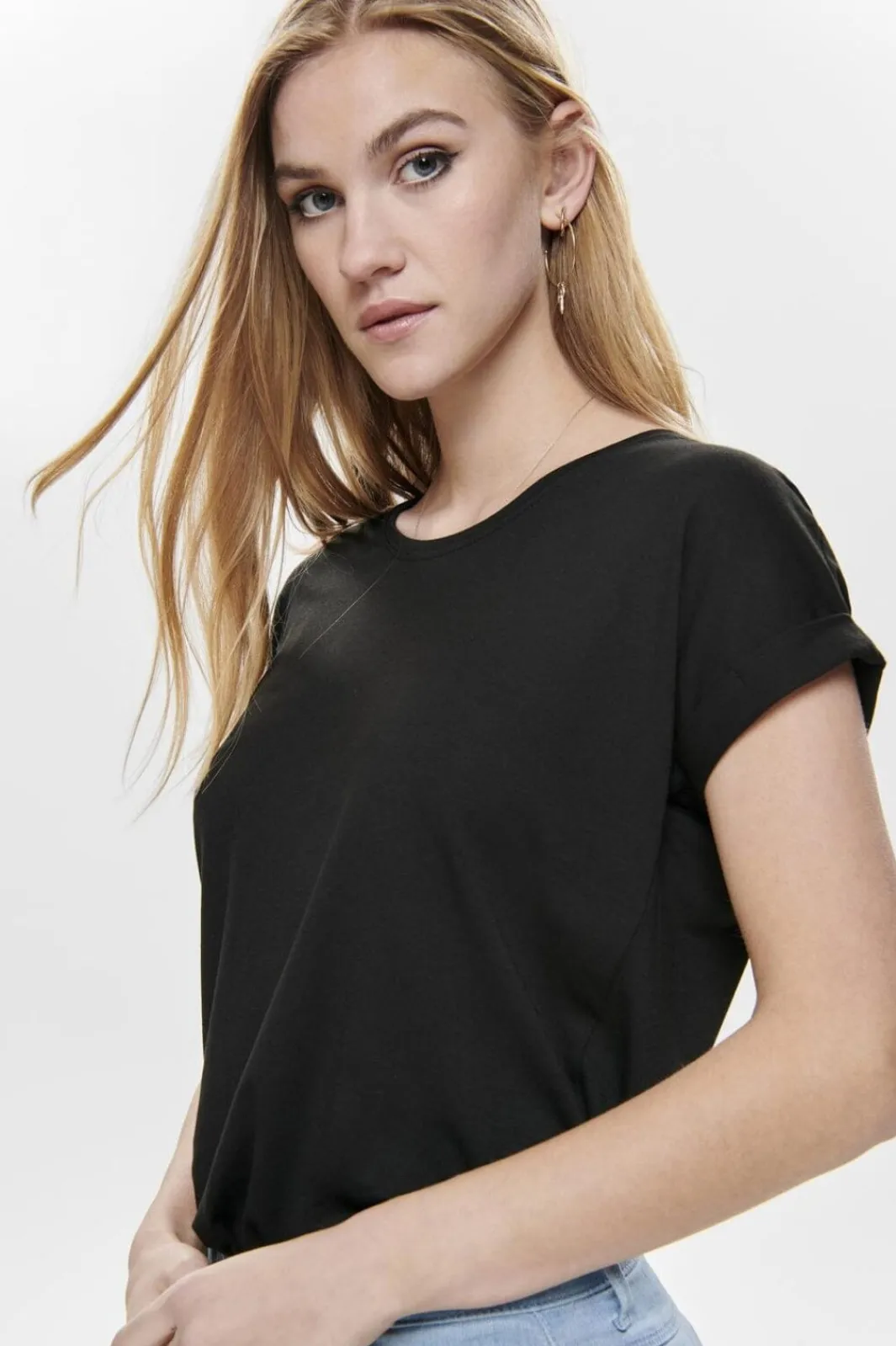 Only T-Shirts & Toppe<Onlmoster S/S O-Neck Top