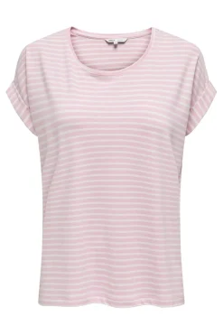 Sale Onlmoster Stripe S/S O-Neck Top T-Shirts & Toppe