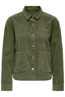 Clearance Onlmoxie L/S Emb Cord Jacket Cc Overtøj & Jakker
