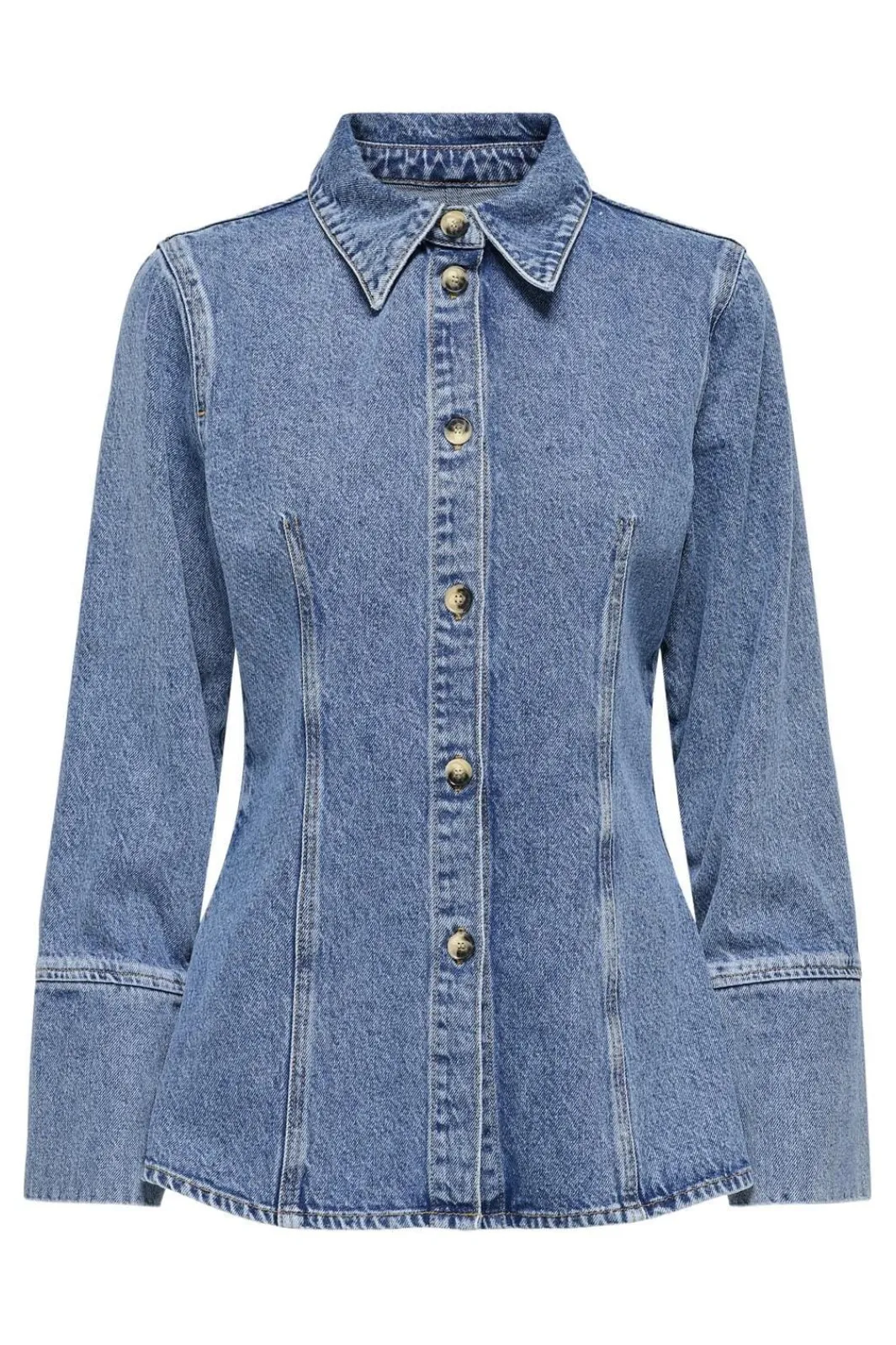 Outlet Onlnara L/S Fitted Shirt Sik Bluser & Skjorter|Ammevenligt Tøj