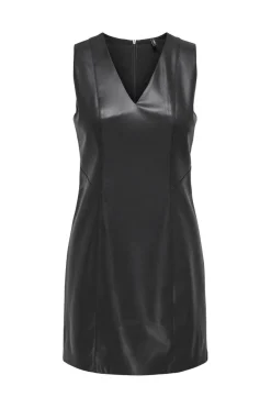 Only Kjoler<Onlnelly Faux Leather Dress
