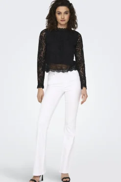 Only Bluser & Skjorter<Onlnew Karo Ls Lace Top