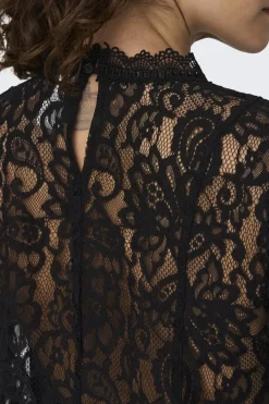 Only Bluser & Skjorter<Onlnew Karo Ls Lace Top